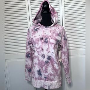 NWT Goodthreads XS Pink/Purple Tie Dye Hoodie